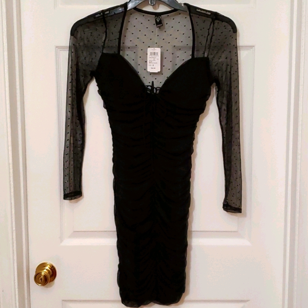 Elegant Black Dress, Size S
